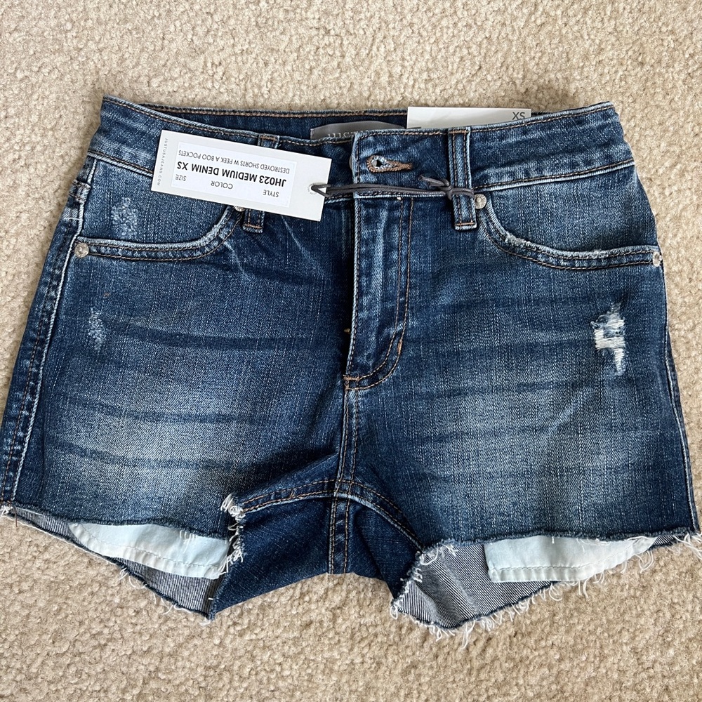 XS girls denim shorts jean shorts
